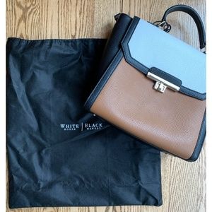 NWOT WHITE|BLACK Color Block Handbag